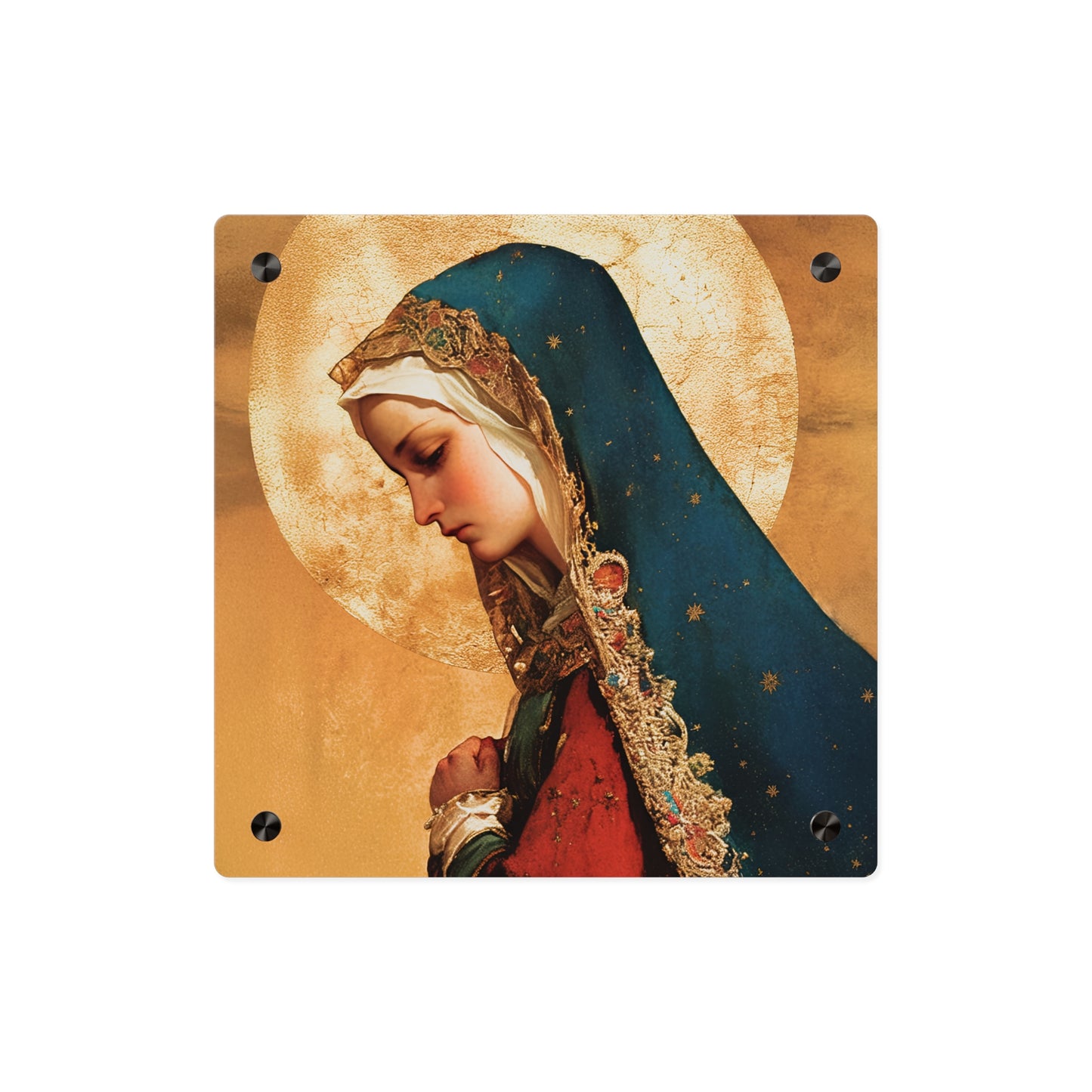 Our Lady of Mercy / Our Lady of Ransom Wall Art Panel - Ready to Hang Acrylic Print - Catholic Saint Art - Patron Saint Print - Mother Mary