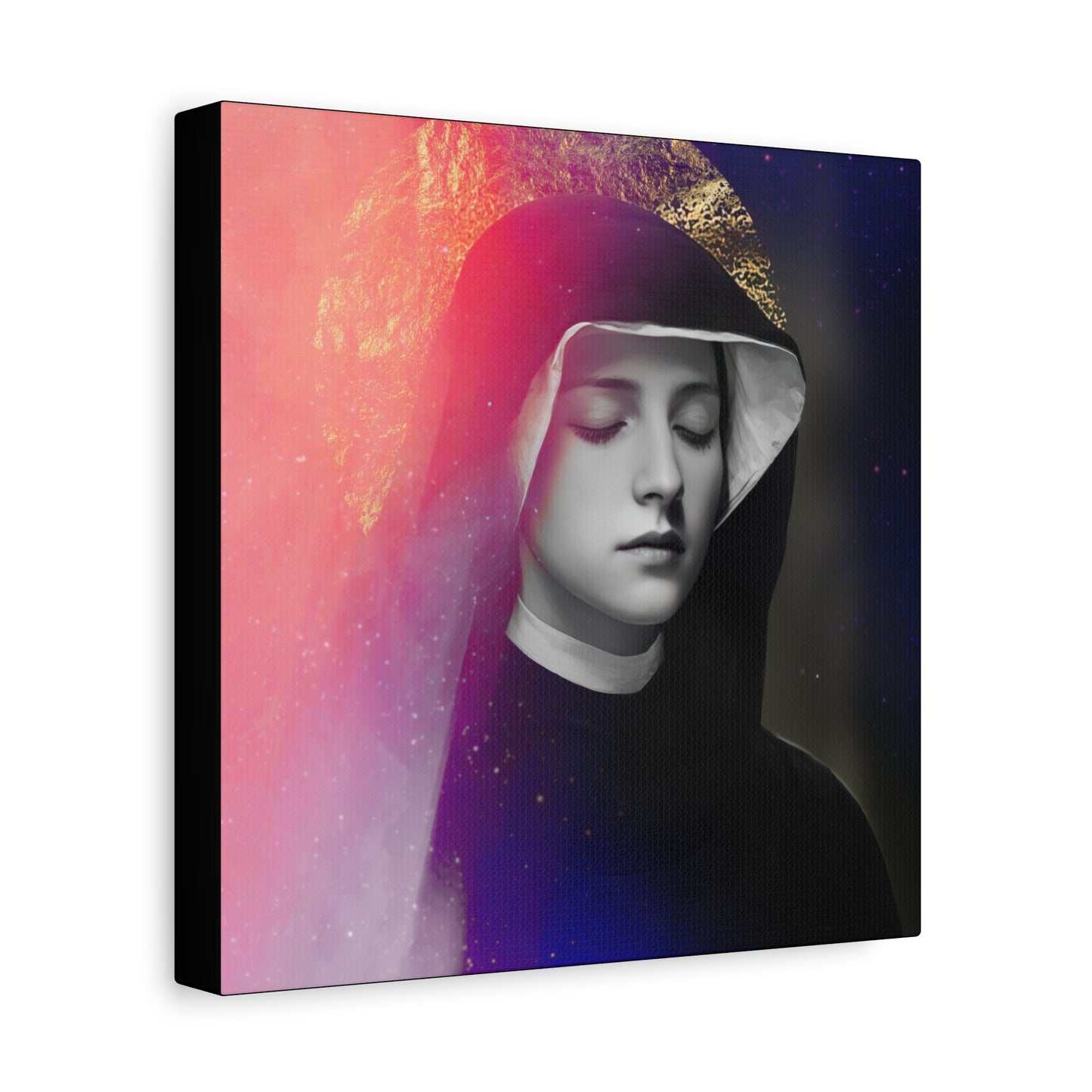 Saint Faustina Kowalska - Museum Wrapped Canvas - Sanctified Souls Print - Religious Art for your Home