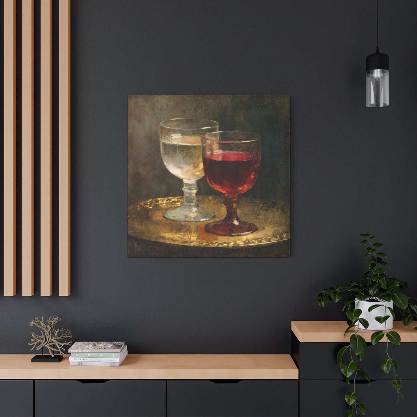 Cana and the Miracle of Abundance - Water into Wine - Gallery Wrapped Canvas - Print - Religious Art for your Home - Catholic Art Print
