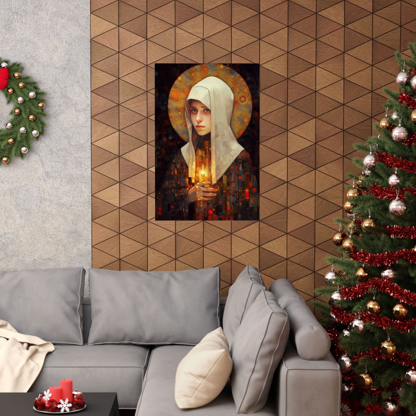 Saint Frances of Rome - Sanctified Souls Print - Multiple Sizes - Premium Matte Vertical Posters