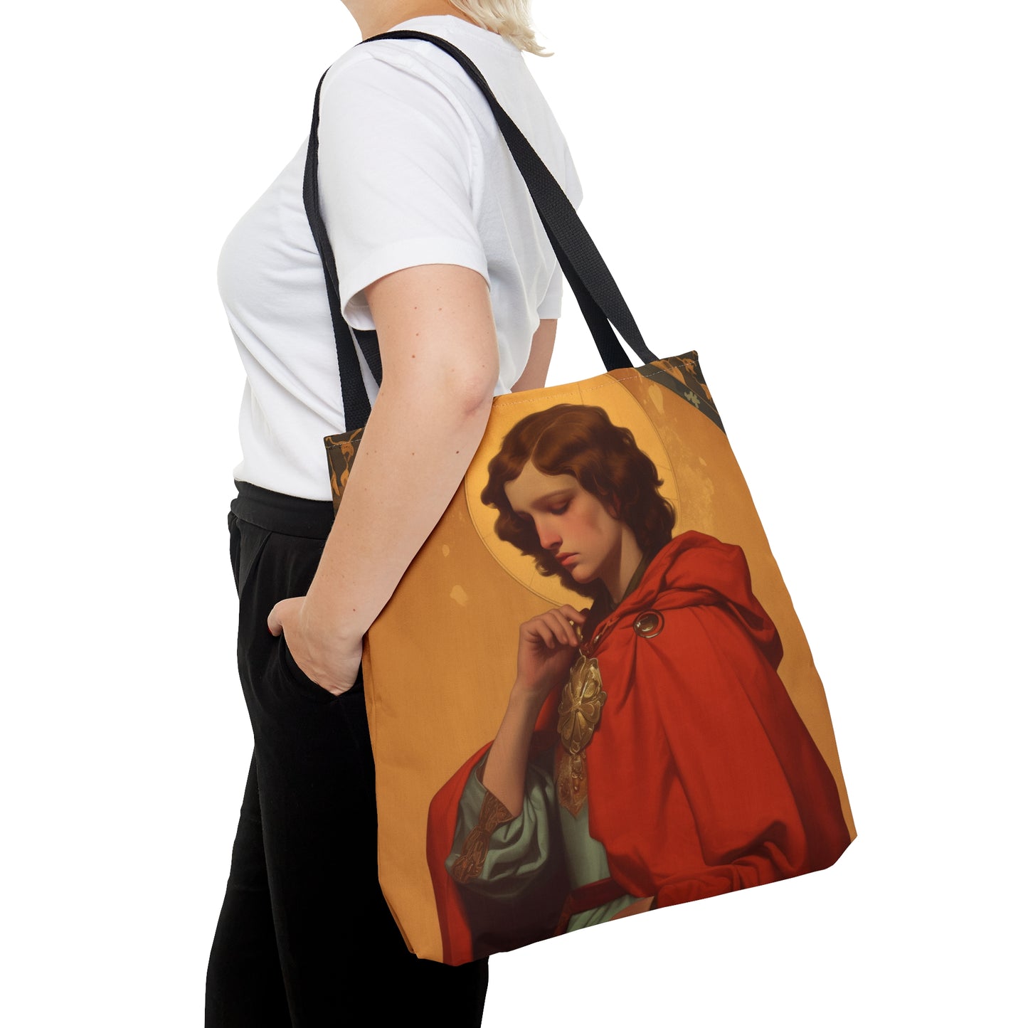 Saint Casimir of Poland Tote Bag - Purse - Three sizes - Large Medium Small Faith Art Bag - Catholic faith carry-all purse - Double Sided