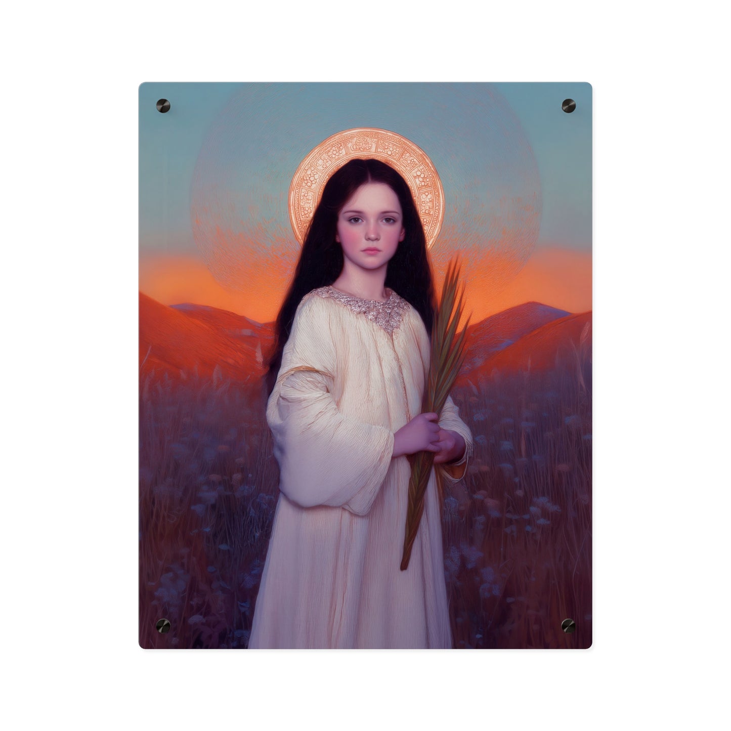 Saint Hope Wall Art Panel - Ready to Hang Acrylic Print - Catholic Saint Art - Patron Saint Print - Martyr of the Church Art