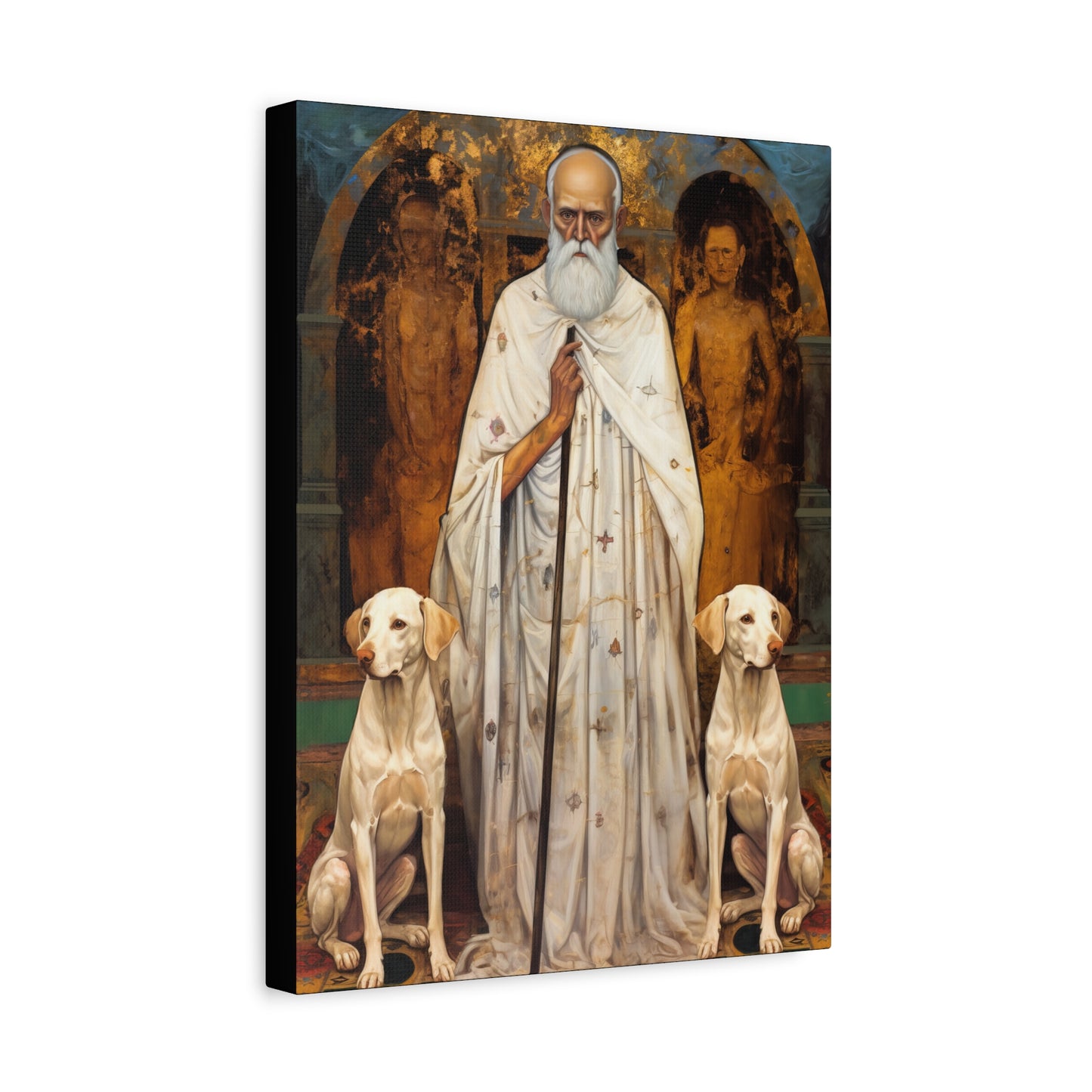 Saint Lazarus of Bethany Canvas Print - Multiple Sizes - Catholic Home art - Museum Wrapped Canvas - Sanctified Souls Print