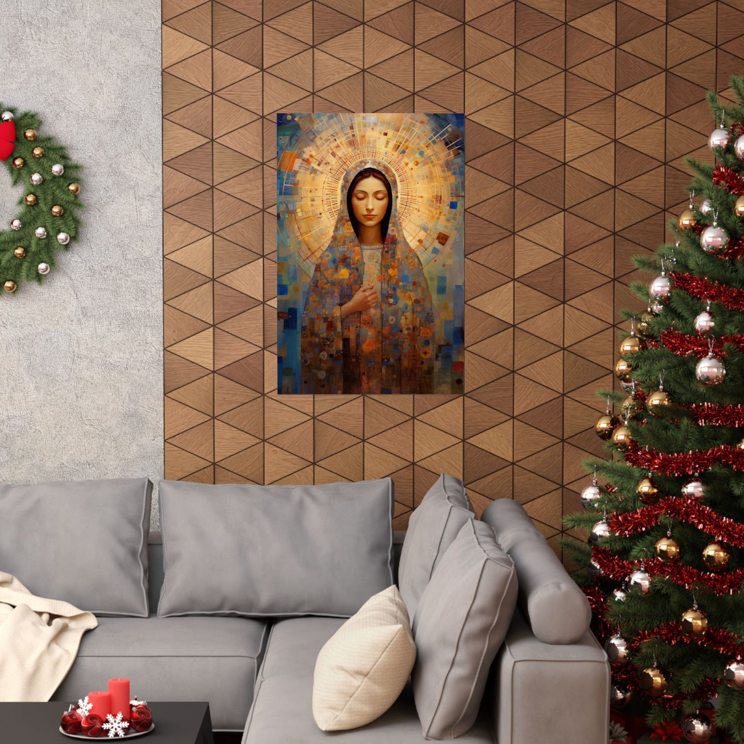 The Virgin of the Americas : Our Lady of Guadalupe - Sanctified Souls Print - Multiple Sizes - Premium Matte Vertical Posters