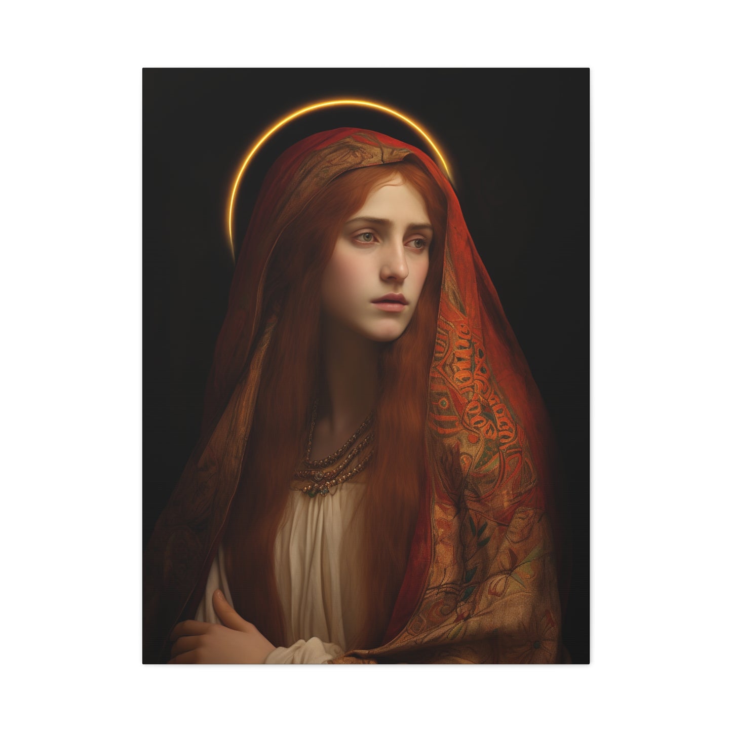 The Beloved Disciple - Mary Magdalene's Devotion - Museum Wrapped Canvas - Sanctified Souls Print - Religious Art for your Home
