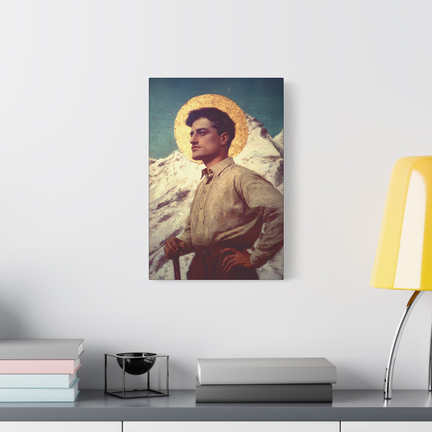 Saint Pier Giorgio Frassati - Museum Wrapped Canvas - Sanctified Souls Print - Religious Art for your Home - Catholic Patron Saint Art