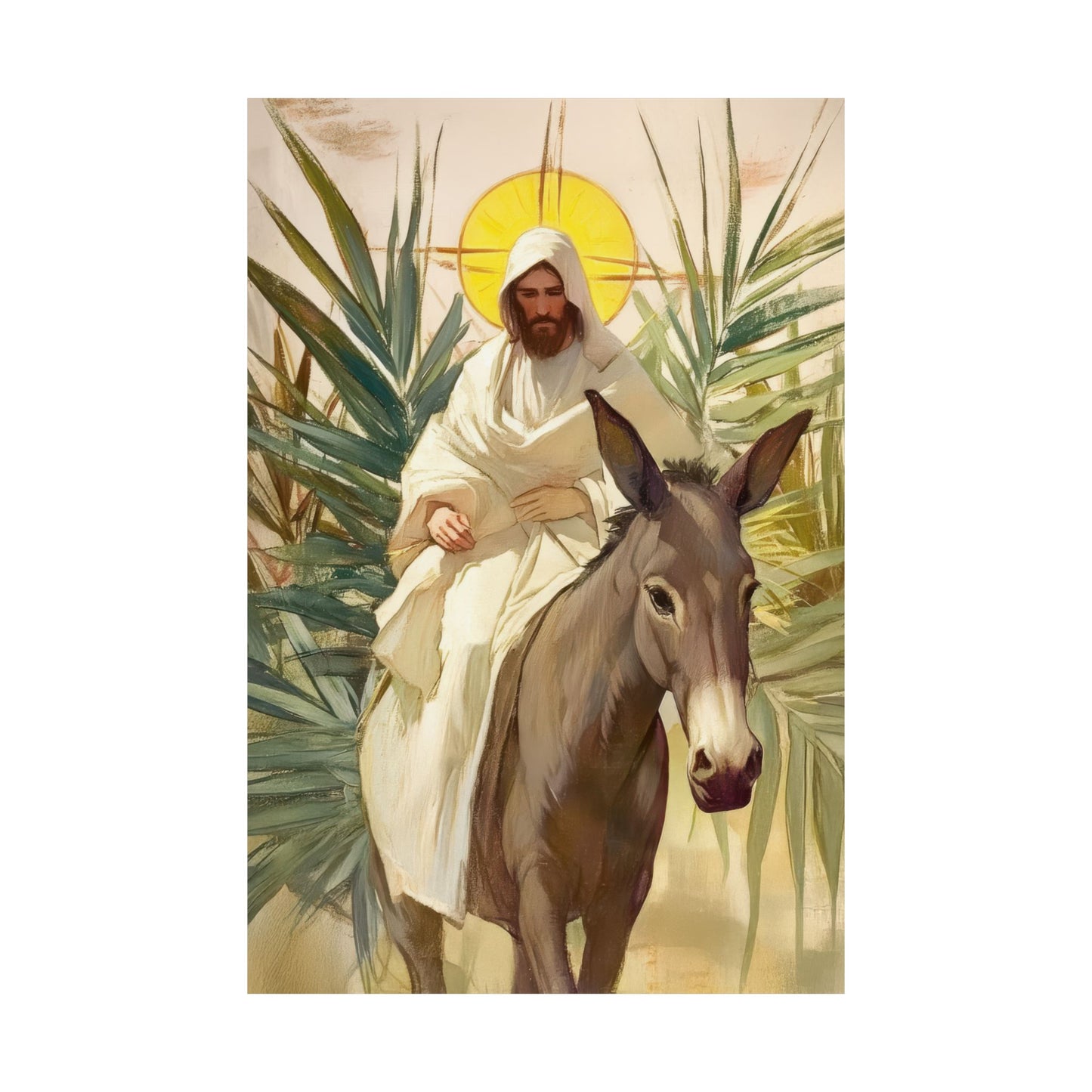 Benedictus Qui Venit (Blessed is He who comes) - Sanctified Souls Print - Multiple Sizes - Premium Matte Vertical Posters - Catholic