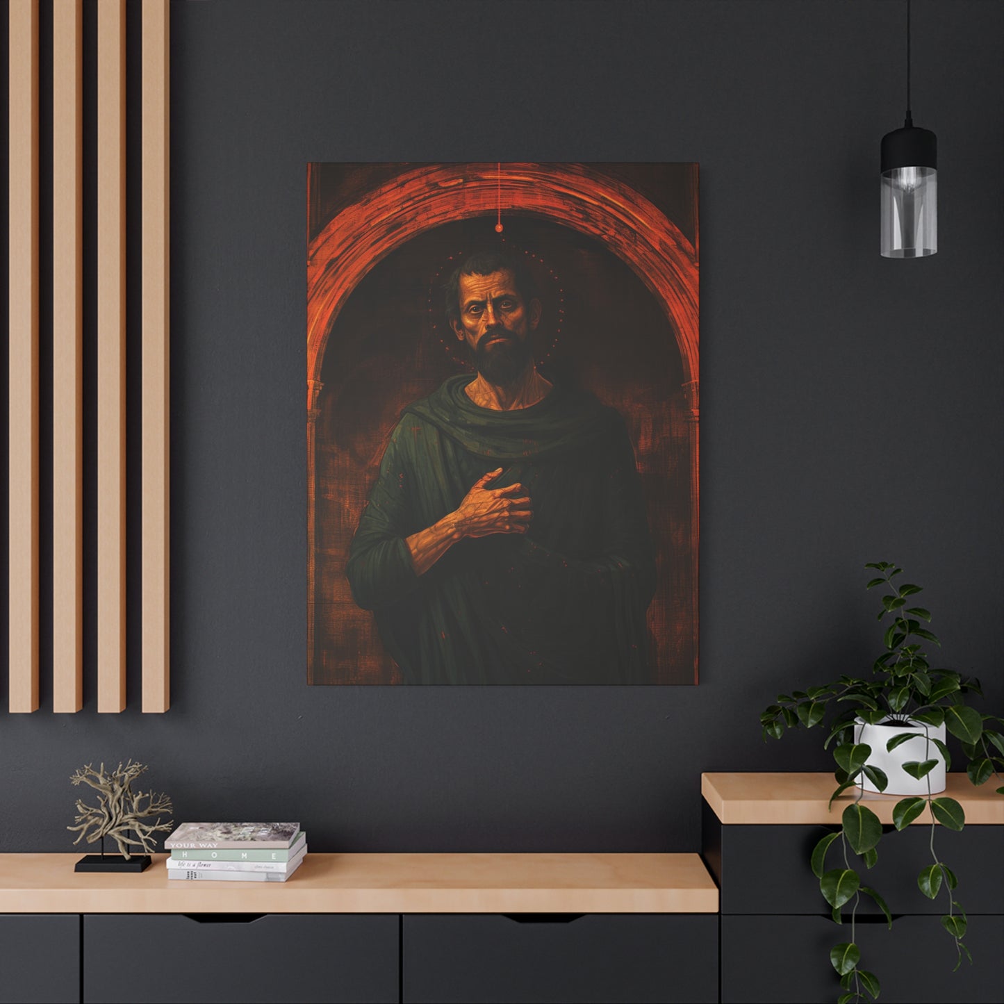Saint Bartholomew Canvas Print - Multiple Sizes - Catholic Home art - Museum Wrapped Canvas - Sanctified Souls Print