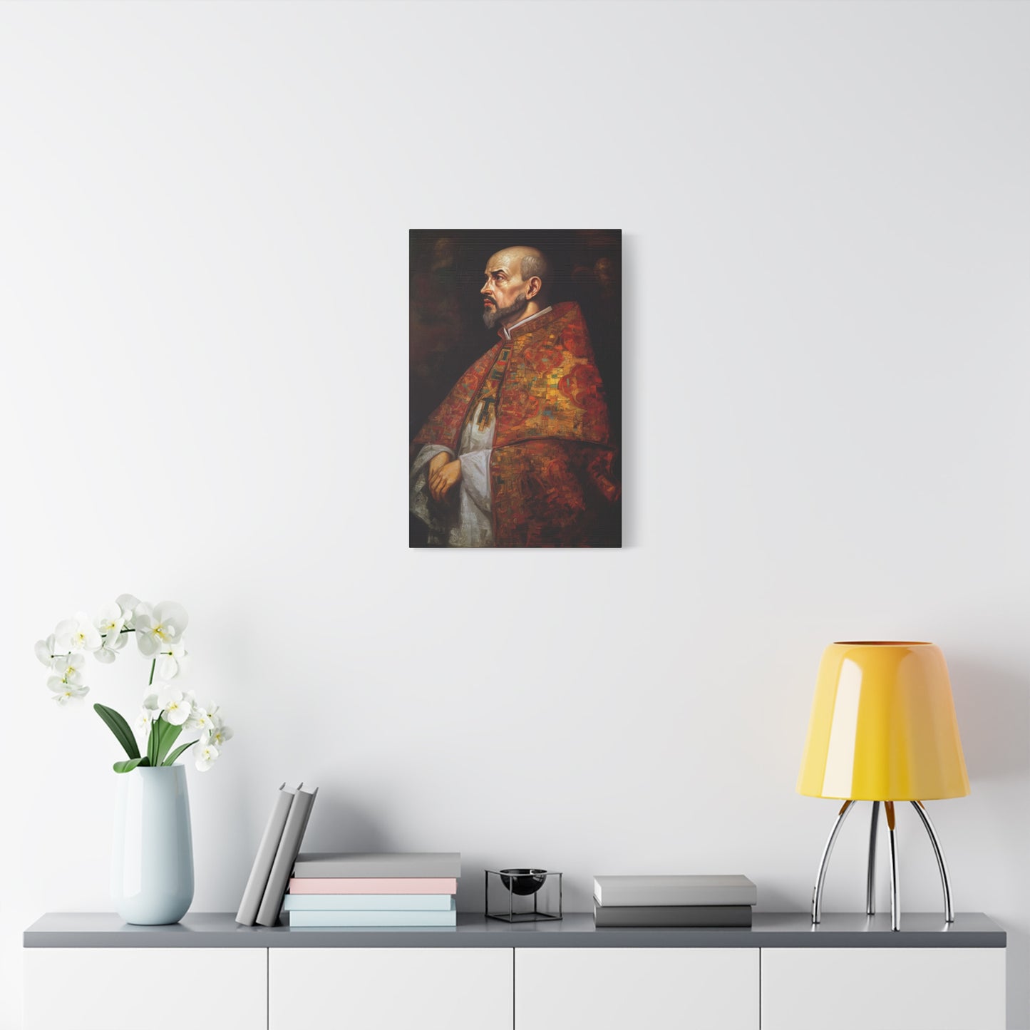 Saint Ignatius of Loyola Canvas Print - Multiple Sizes - Catholic Home art - Museum Wrapped Canvas - Sanctified Souls Print