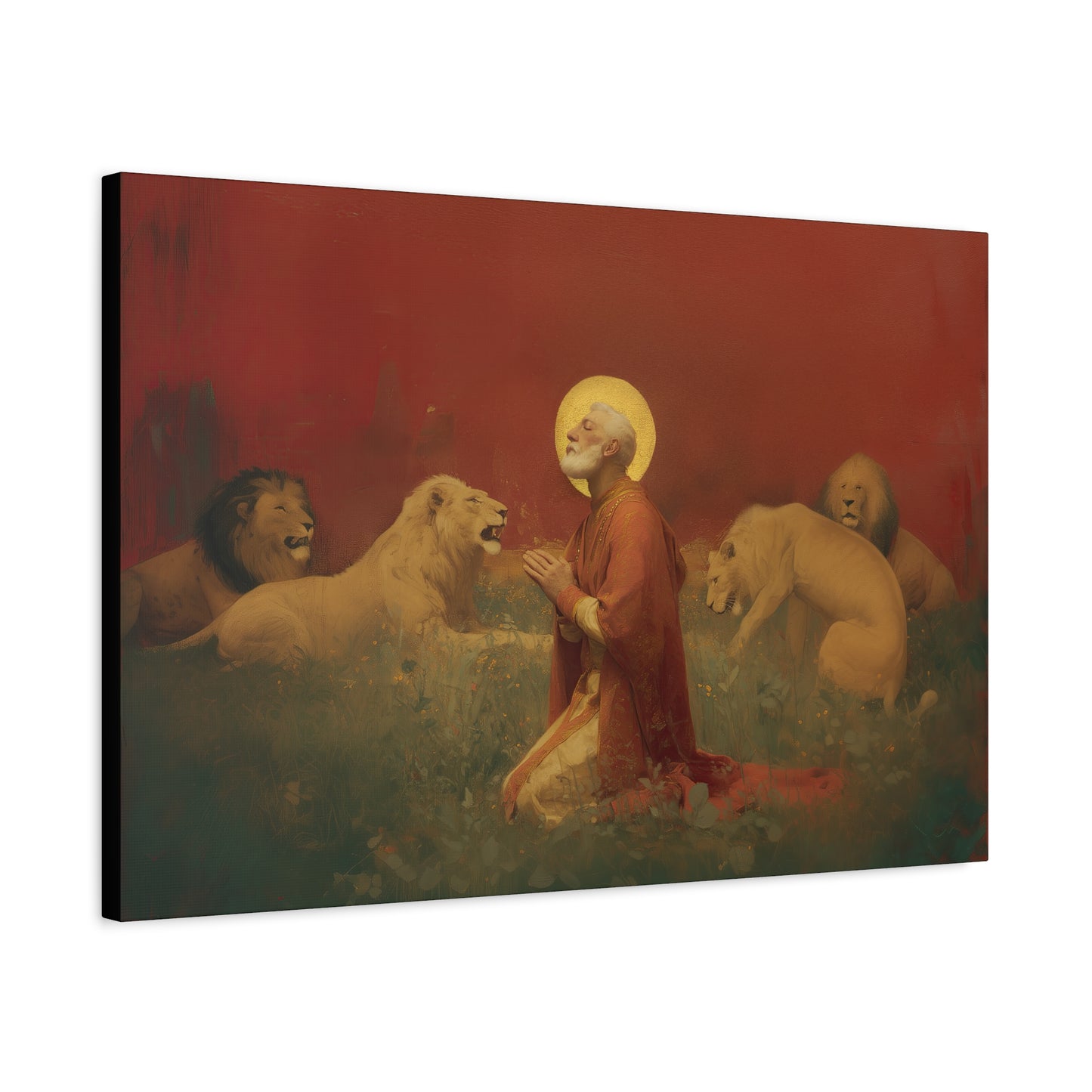 Saint Ignatius of Antioch - Museum Wrapped Canvas - Sanctified Souls Print - Religious Art for your Home - Catholic Patron Saint Art