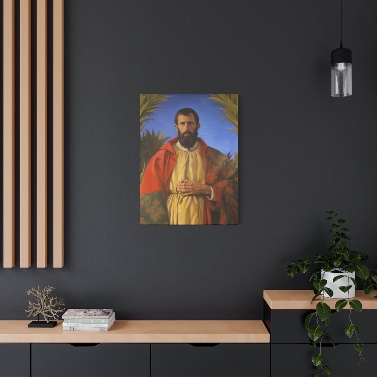 Saint Thomas the Apostle - Museum Wrapped Canvas - Sanctified Souls Print - Religious Art for your Home