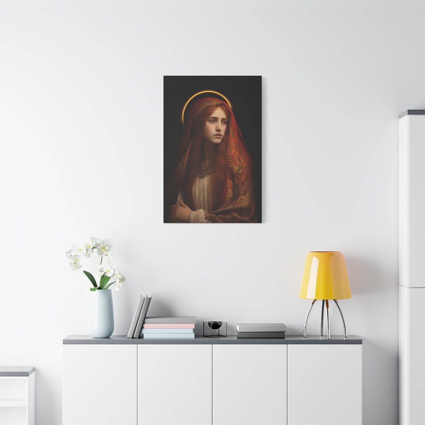 The Beloved Disciple - Mary Magdalene's Devotion - Museum Wrapped Canvas - Sanctified Souls Print - Religious Art for your Home