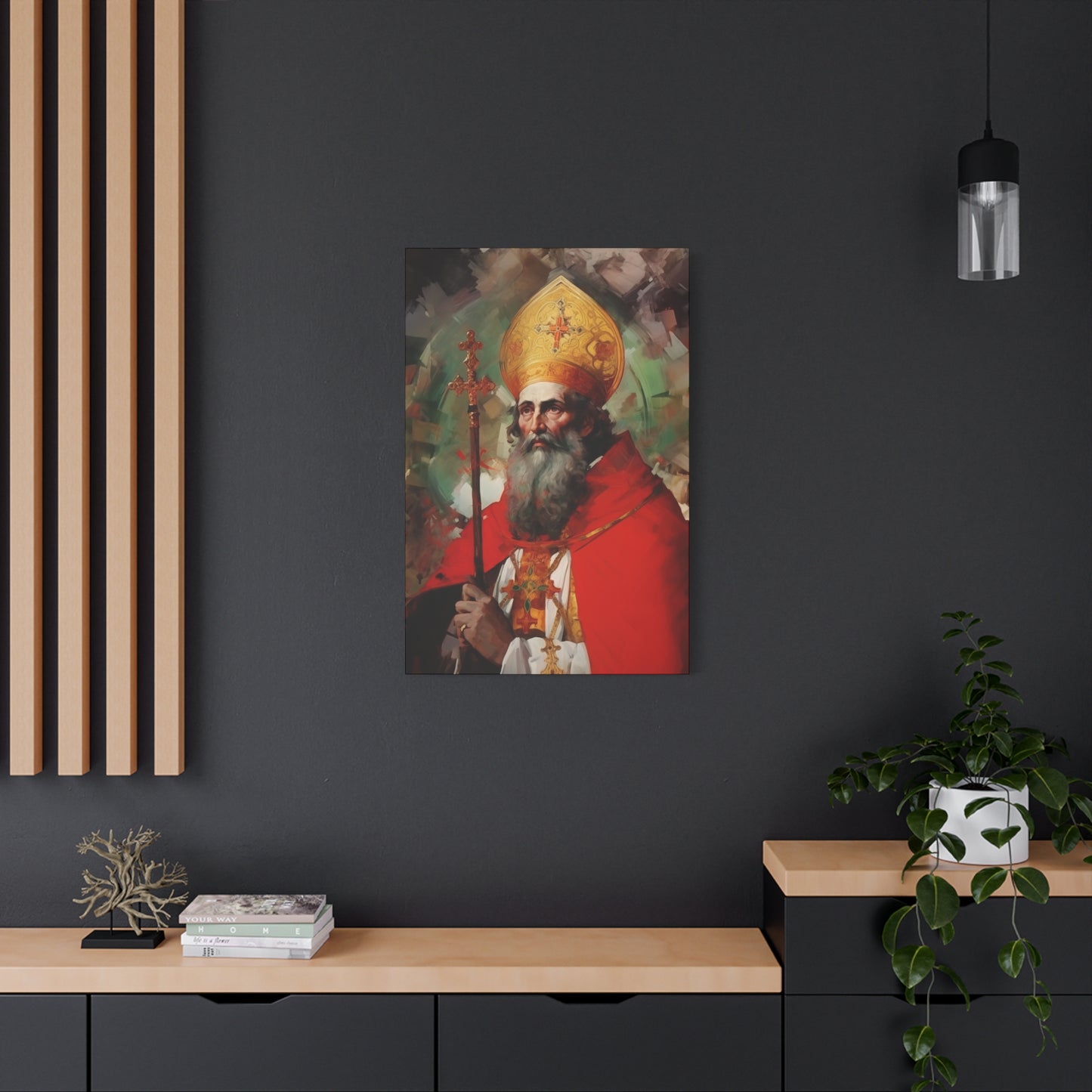 Saint Eusebius of Vercelli Canvas Print - Multiple Sizes - Catholic Home art - Museum Wrapped Canvas - Sanctified Souls Print
