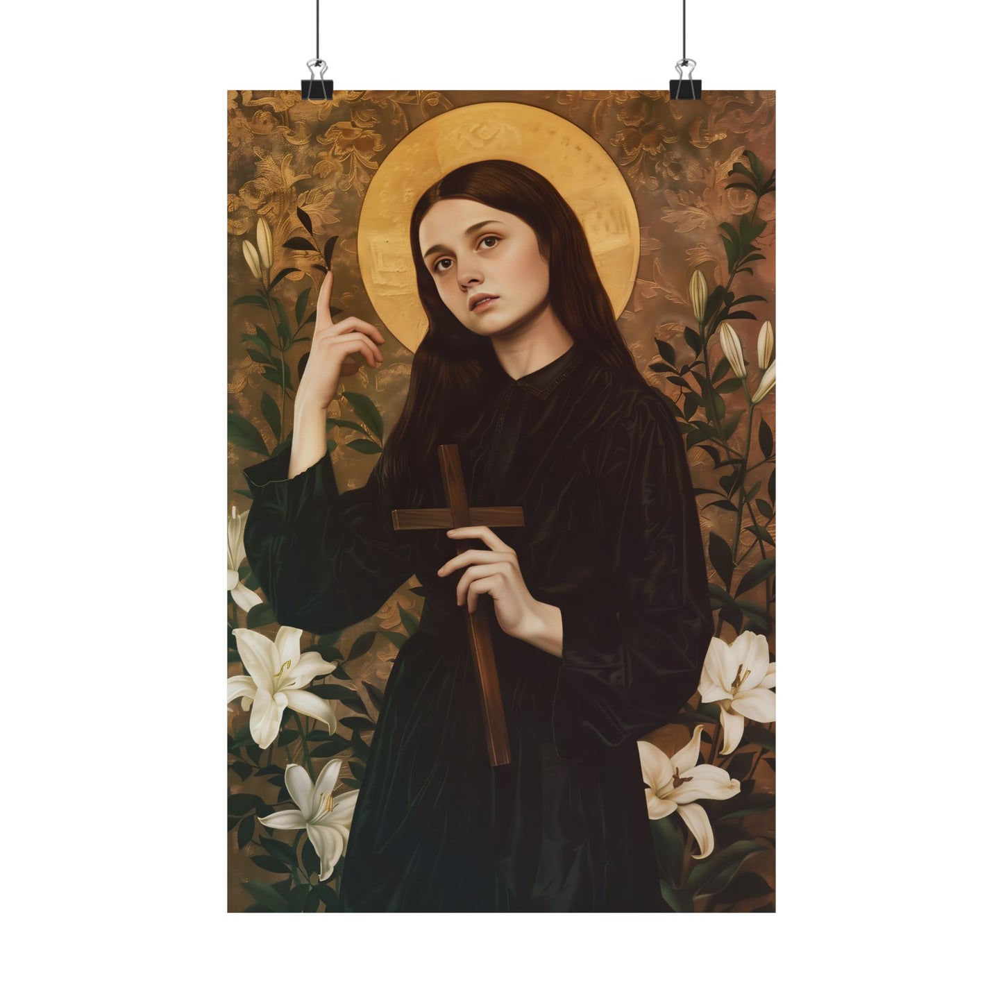 Saint Clelia Barbieri - Sanctified Souls Print - Multiple Sizes - Premium Posters - Catholic Art - Christian painting