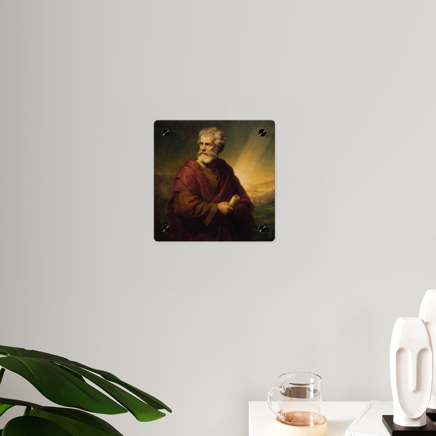 Saint Phillip Acrylic Wall Art Panel - Ready to Hang Acrylic Print - Patron Saint Art - Catholic Saint Art