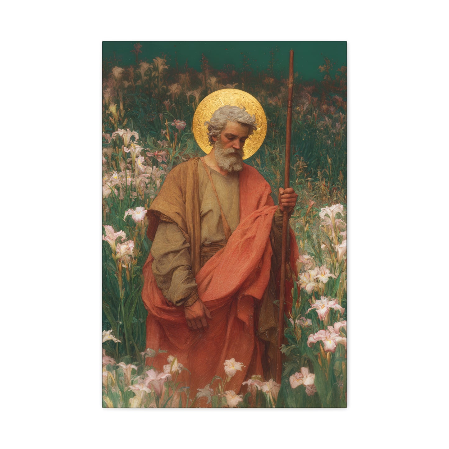 Saint James the Lesser - Museum Wrapped Canvas - Sanctified Souls Print - Religious Art for your Home - Catholic Patron Saint Art