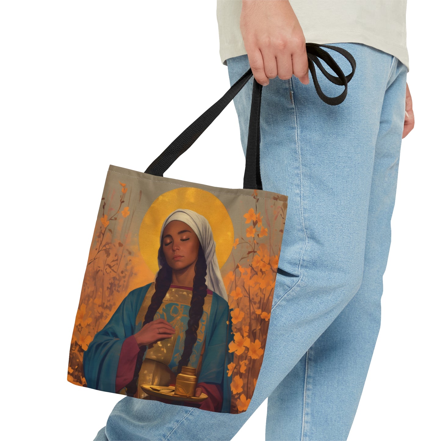 Saint Hermione of Ephesus - Tote Bag - Large Medium Small Faith Art Bag - Catholic Faith Purse