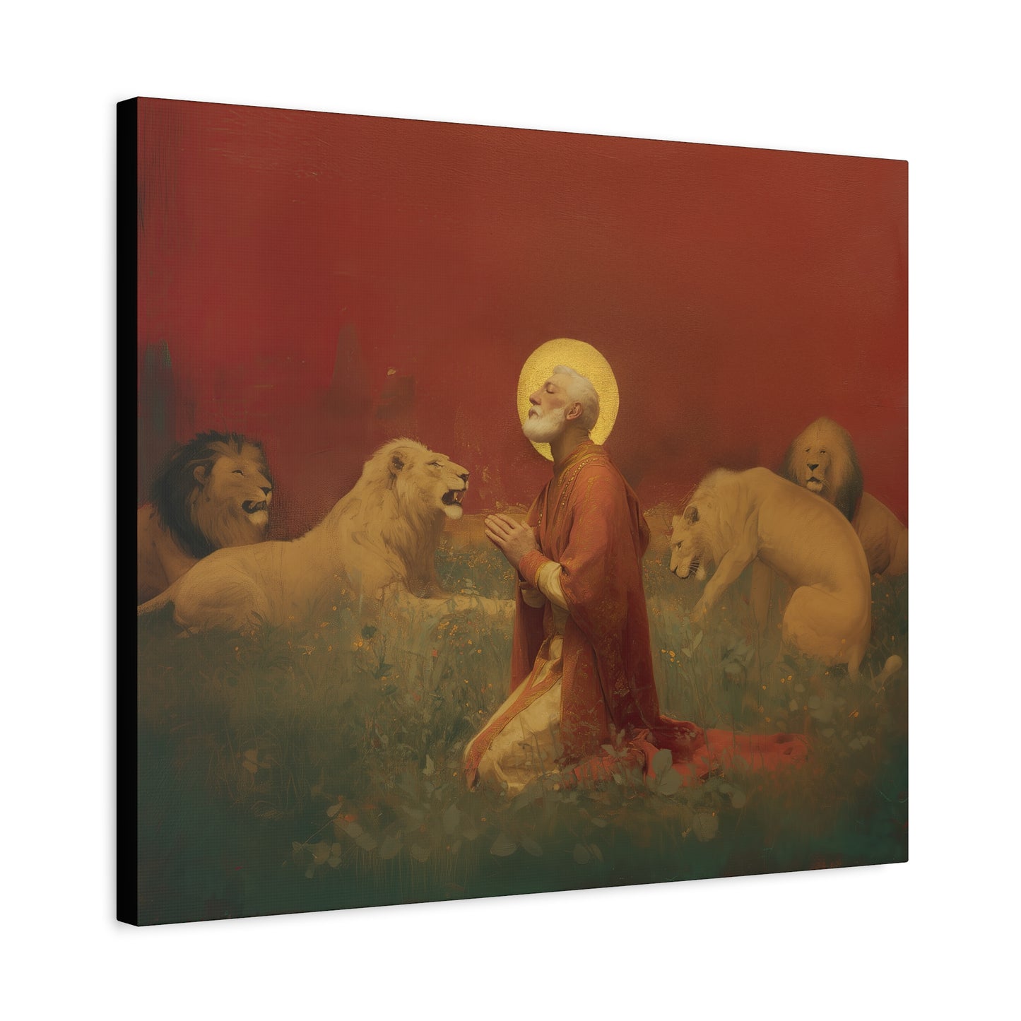 Saint Ignatius of Antioch - Museum Wrapped Canvas - Sanctified Souls Print - Religious Art for your Home - Catholic Patron Saint Art