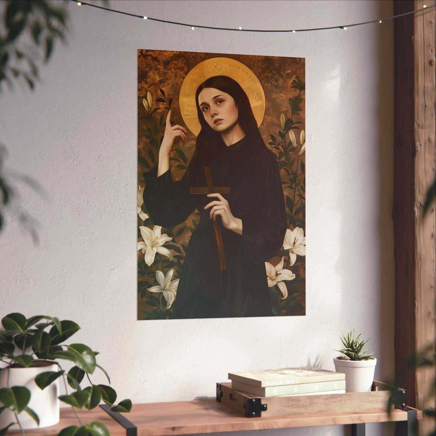 Saint Clelia Barbieri - Sanctified Souls Print - Multiple Sizes - Premium Posters - Catholic Art - Christian painting