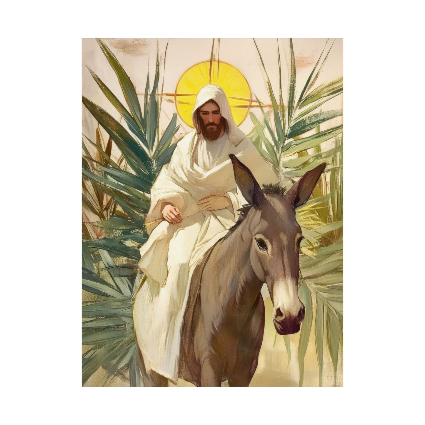 Benedictus Qui Venit (Blessed is He who comes) - Sanctified Souls Print - Multiple Sizes - Premium Matte Vertical Posters - Catholic