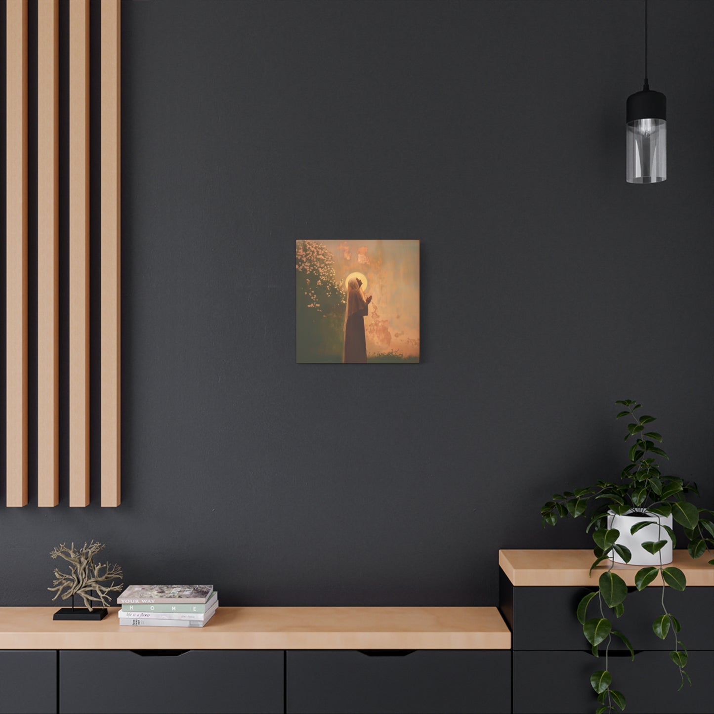 Saint Monica - Museum Wrapped Canvas - Sanctified Souls Print - Religious Art for your Home - Angel Art - Religious