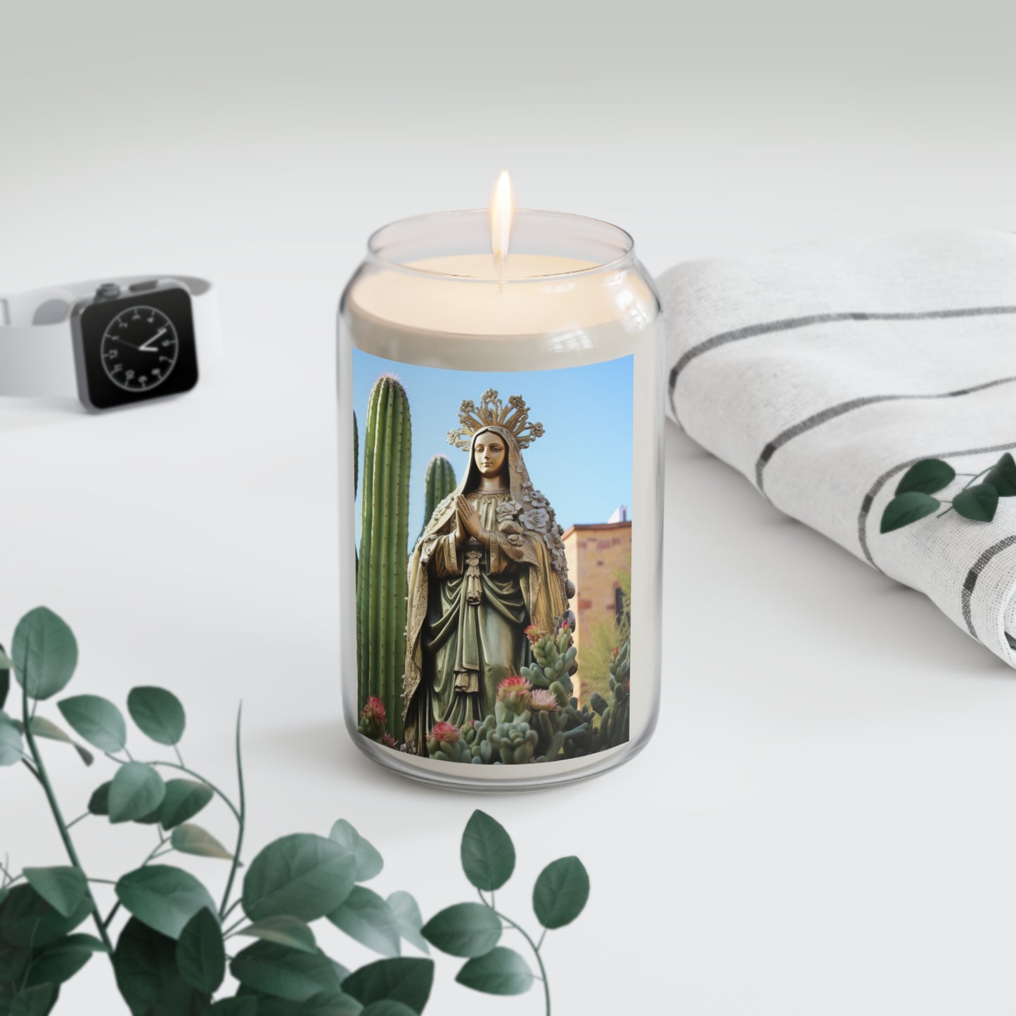 Our Lady of Guadalupe - Scented Prayer Candle, 13.75oz - Tall Size - Religious Prayer Candle - Catholic Art - Religious Gift