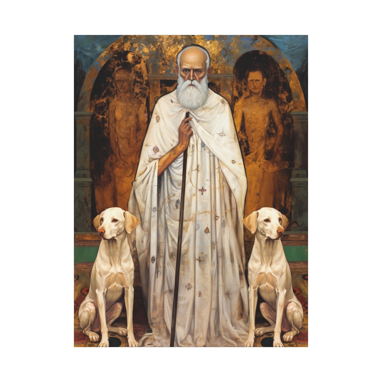 Saint Lazarus of Bethany Canvas Print - Multiple Sizes - Catholic Home art - Museum Wrapped Canvas - Sanctified Souls Print