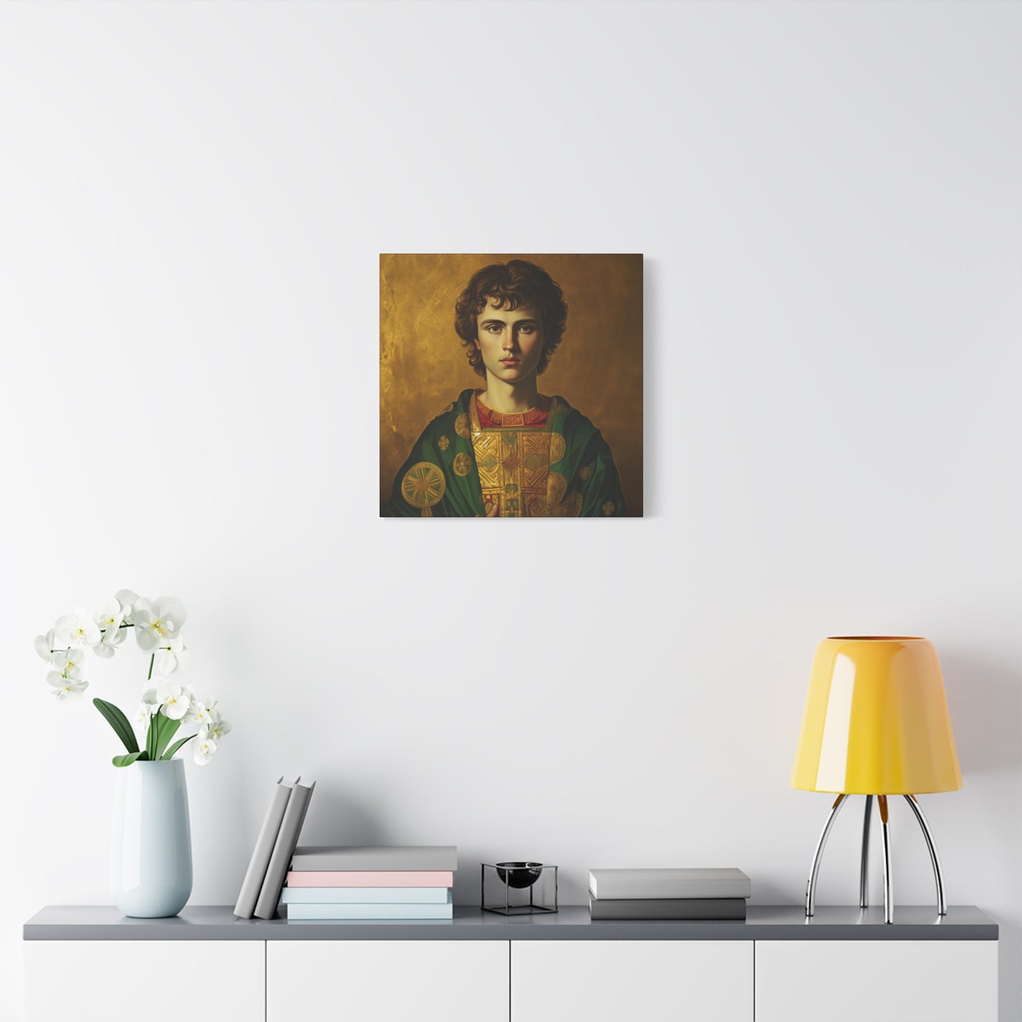 Saint Pantaleon Canvas Print - Multiple Sizes - Catholic Home art - Museum Wrapped Canvas - Sanctified Souls Print