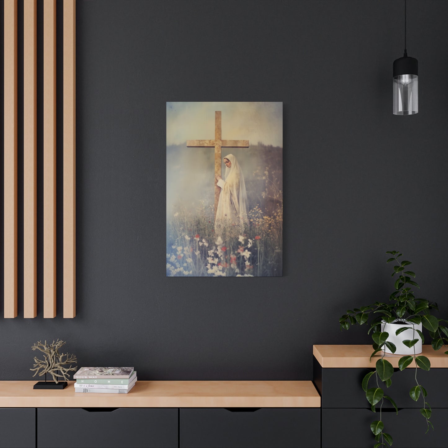 The Feast of the Exaltation of the Holy Cross - Multiple Sizes - Catholic Home art - Museum Wrapped Canvas - Sanctified Souls Print