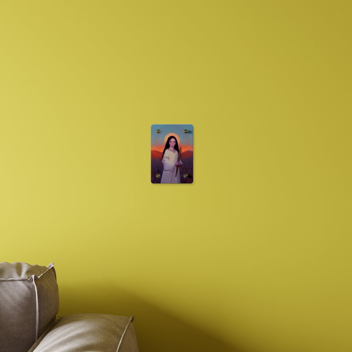 Saint Hope Wall Art Panel - Ready to Hang Acrylic Print - Catholic Saint Art - Patron Saint Print - Martyr of the Church Art