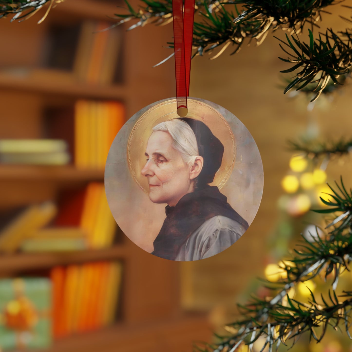 Saint Ursula Ledochowska - Catholic Saint Art - Metal Ornament - Religious Holiday Christmas Ornament and Keepsake