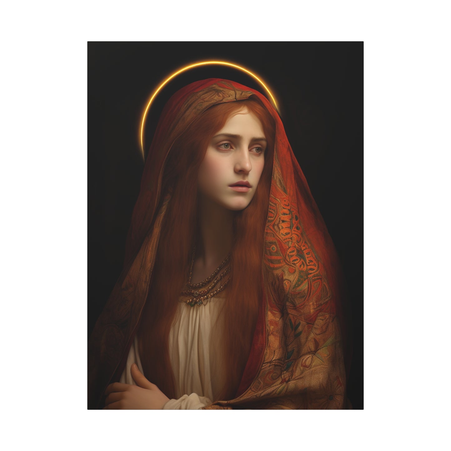 The Beloved Disciple - Mary Magdalene's Devotion - Museum Wrapped Canvas - Sanctified Souls Print - Religious Art for your Home