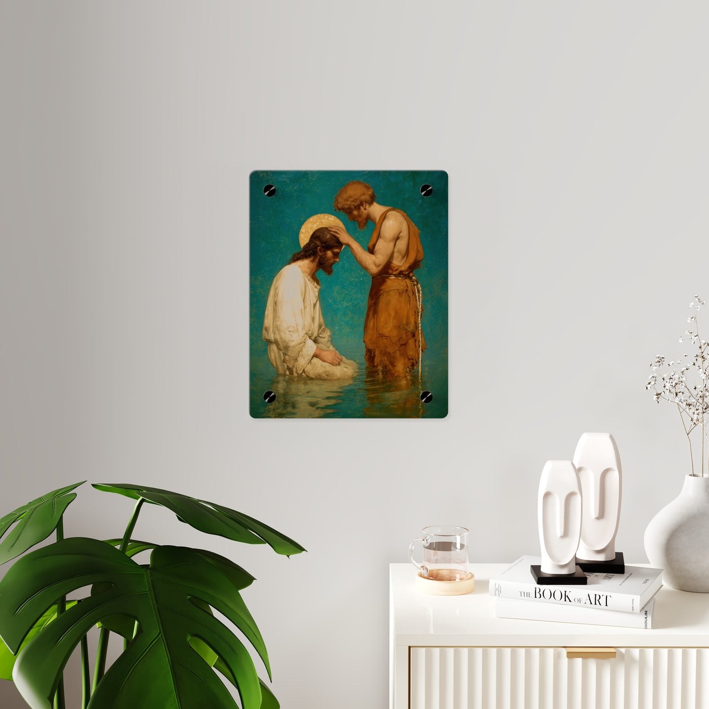 Saint John the Baptist, The Prophet and the Promise - Acrylic Wall Art Panel - Ready to Hang Acrylic Print - Catholic Saint Art