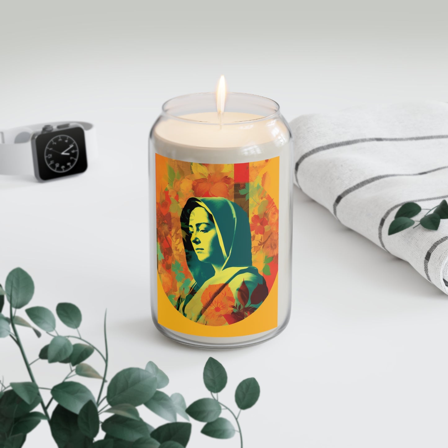Mary the Blessed Virgin - Scented Prayer Candle, 13.75oz - Tall Size - Religious Prayer Candle - Catholic Art - Religious Gift