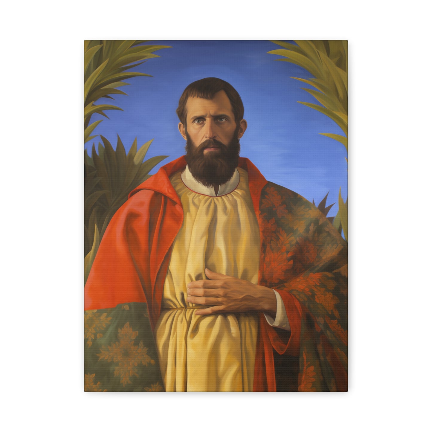 Saint Thomas the Apostle - Museum Wrapped Canvas - Sanctified Souls Print - Religious Art for your Home