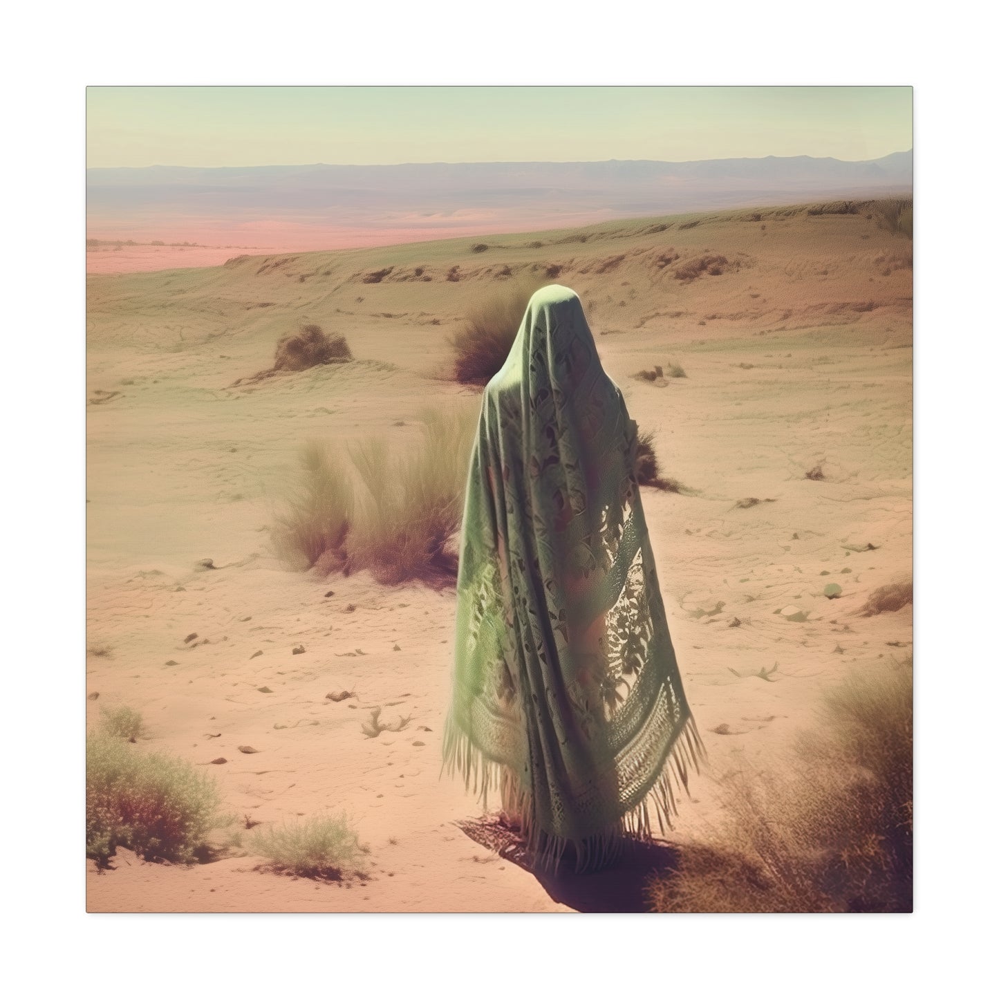 Saint Theodora of Alexandria - Museum Wrapped Canvas - Sanctified Souls Print - Desert Mothers Series - Fine art Print - Religiou