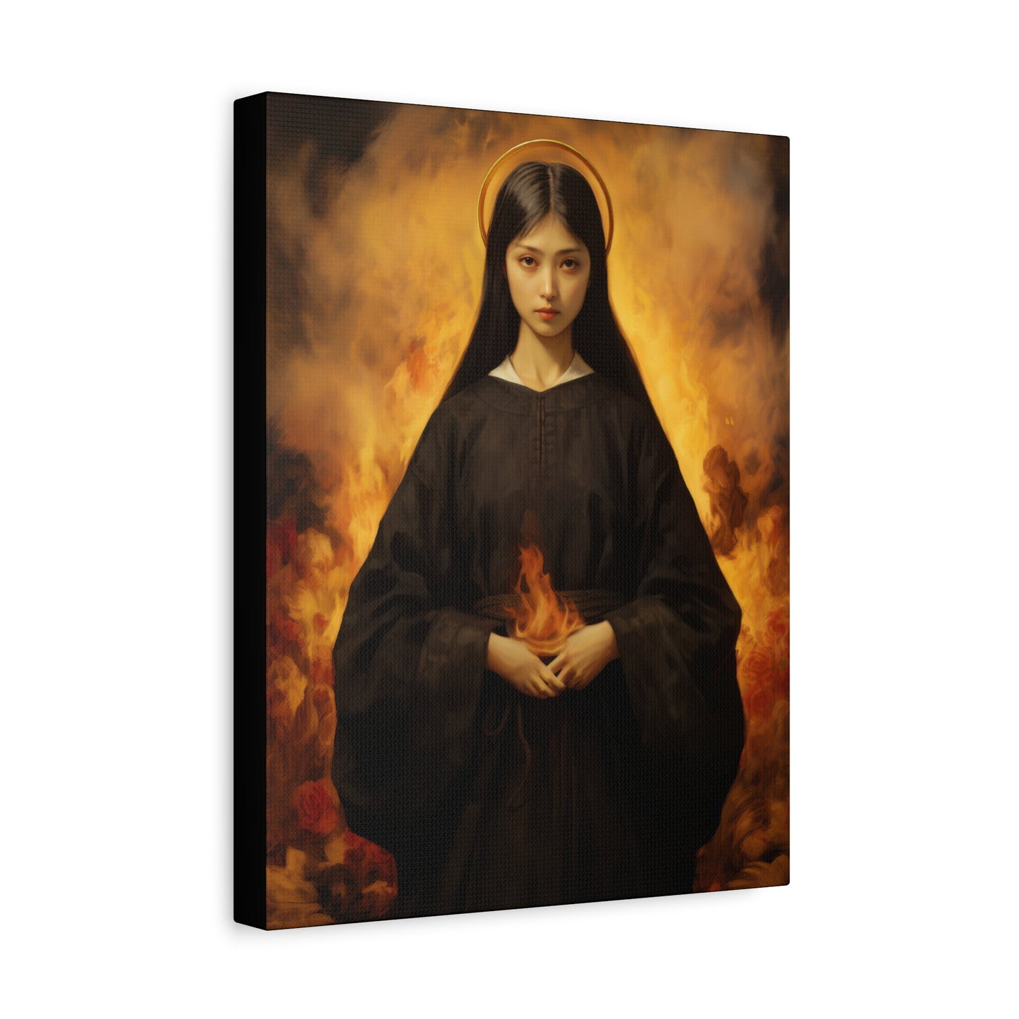 Blessed Mary Magdalen Kiota - Museum Wrapped Canvas - Print - Religious Art for your Home - Christian print - Prayer Room Catholic Saint