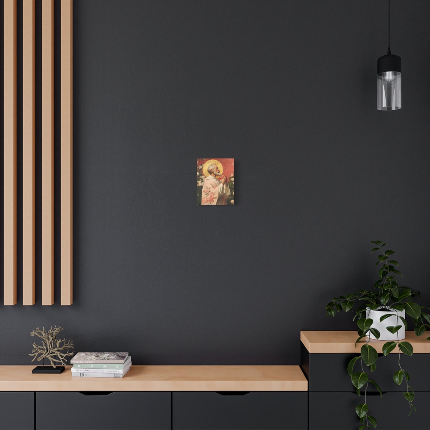 Saint Valentine - Multiple Sizes - Catholic Home art - Museum Wrapped Canvas - Sanctified Souls Print - Catholic Saint Art