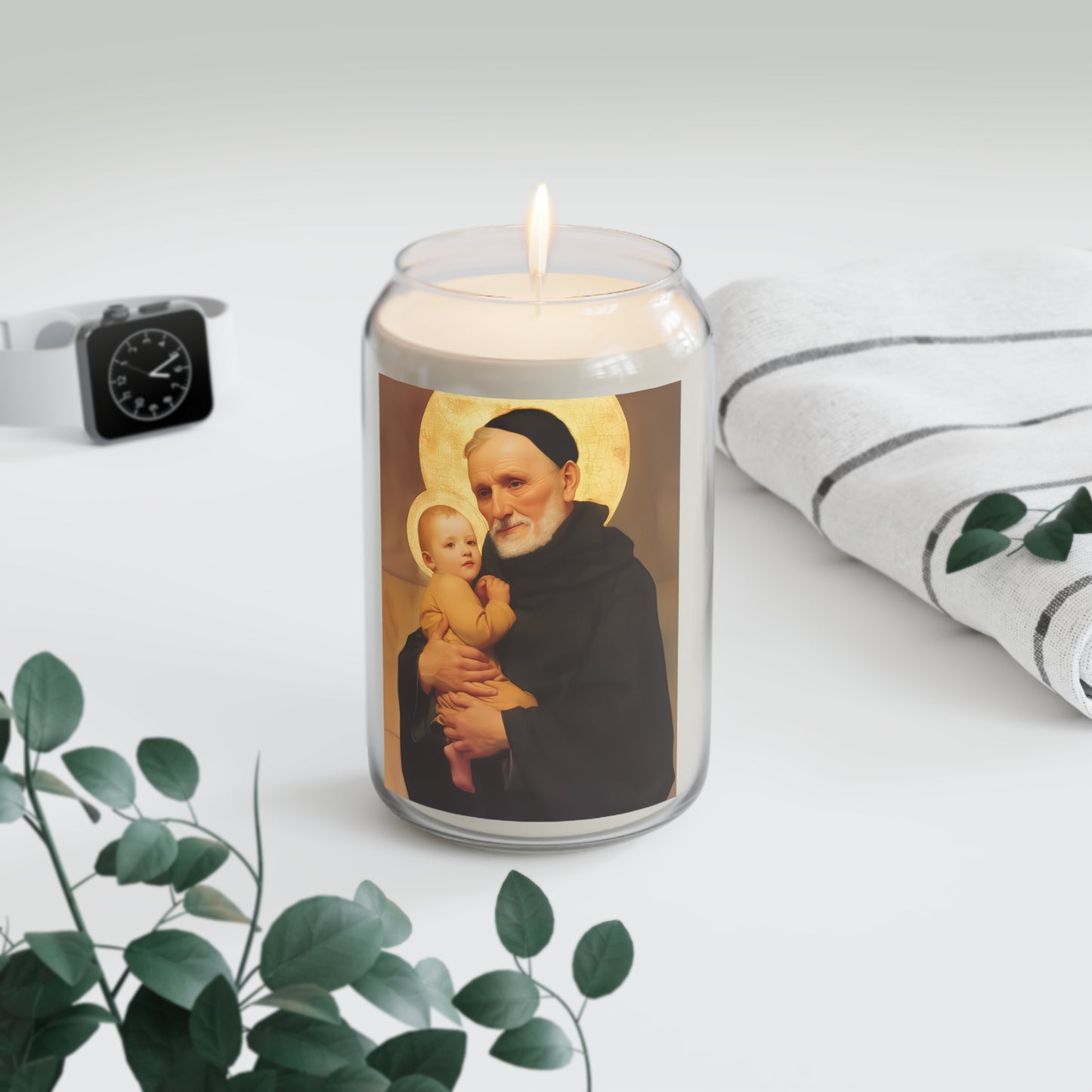 Saint Bernardino Realino - Scented Prayer Candle, 13.75oz - Candle - Catholic Art - prayer room Scented Candle - Religious gift