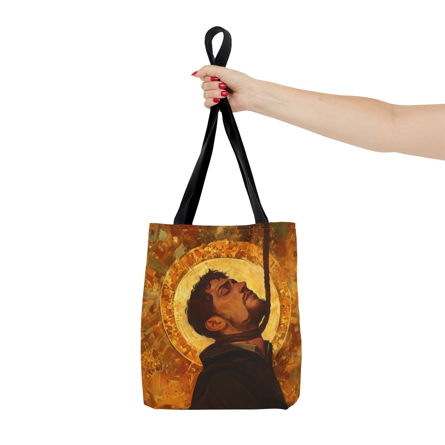 Saint John Ogilvie Tote Bag - Large Medium Small Faith Art Bag - Catholic Faith Purse - Religious Carry All Reusable Tote Bag