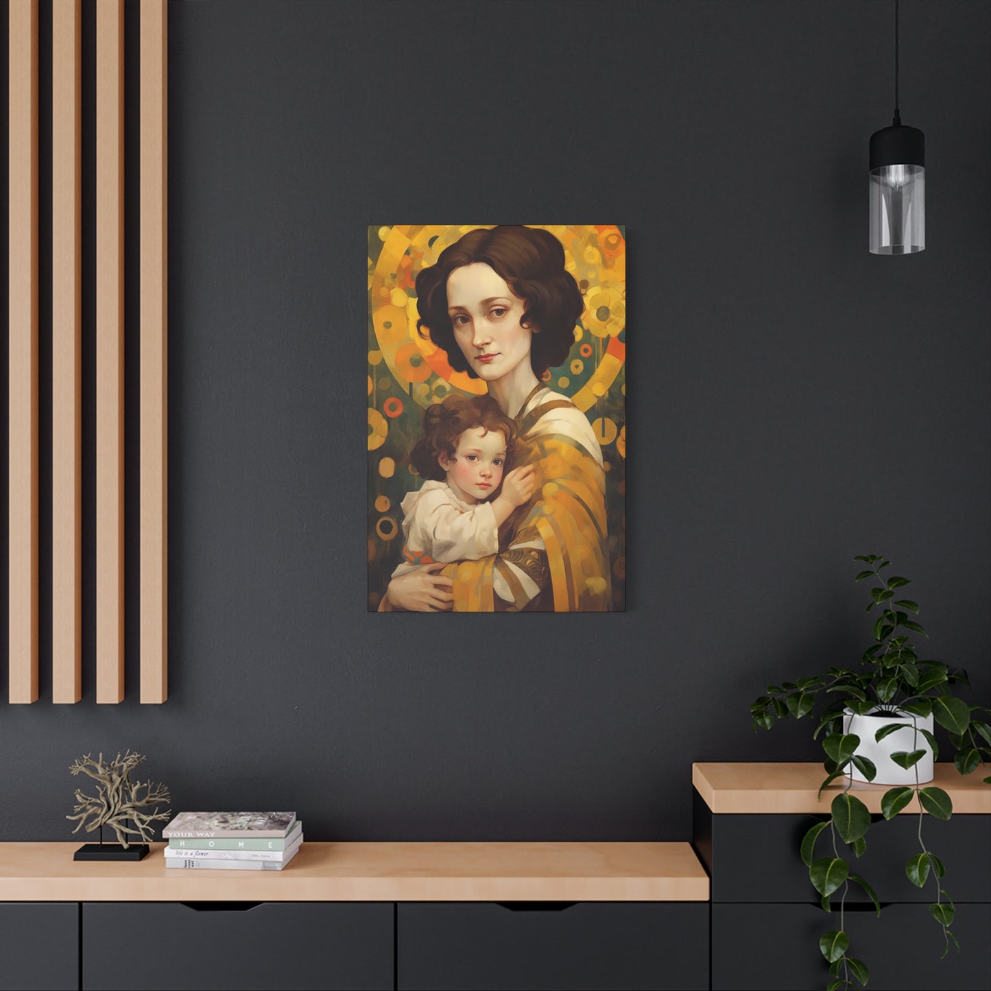 Saint Gianna Beretta Molla - Gallery Wrapped Canvas - Sanctified Souls Print - Religious Art for your Home