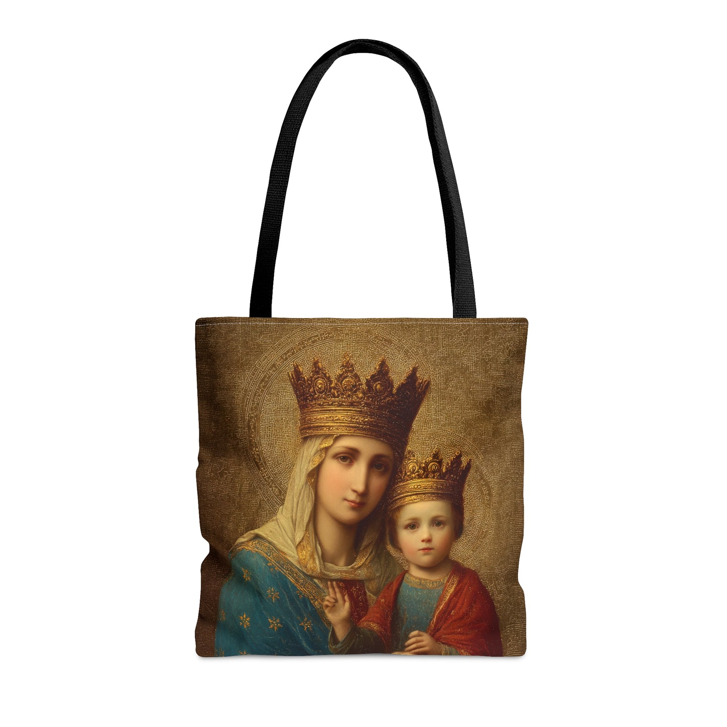 Madonna della Strada - Our Lady of the Way Tote Bag - Large Medium Small Faith Art Bag - Catholic Faith Purse - Double Sided