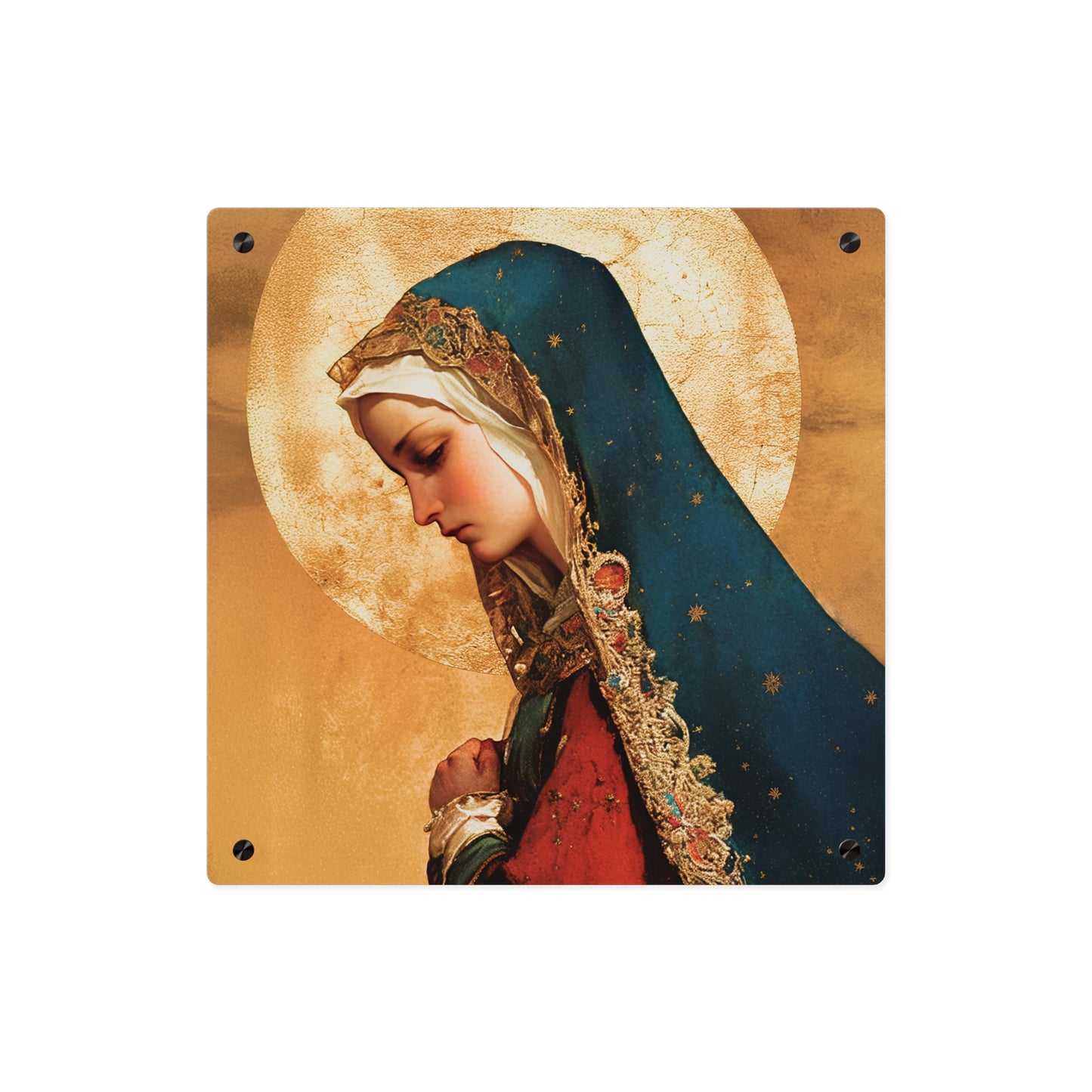 Our Lady of Mercy / Our Lady of Ransom Wall Art Panel - Ready to Hang Acrylic Print - Catholic Saint Art - Patron Saint Print - Mother Mary