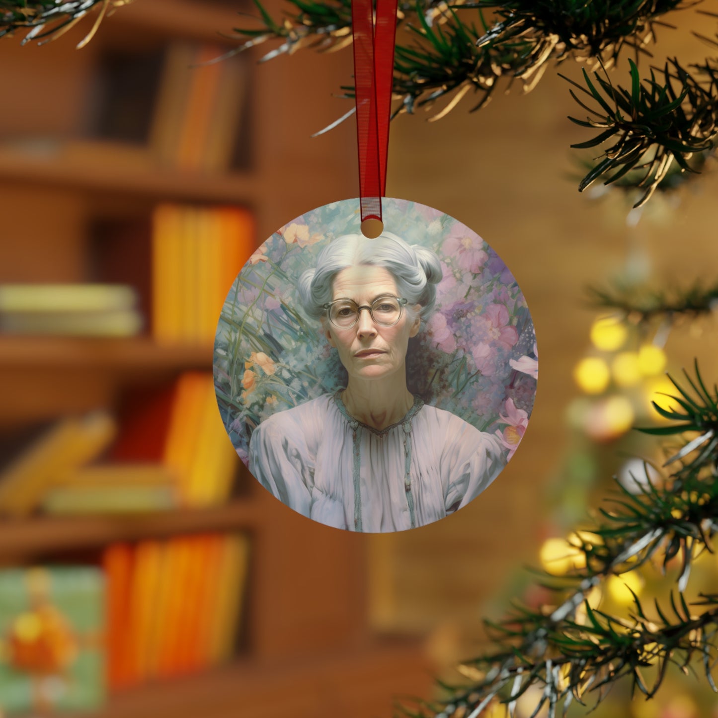 Servant of God Dorothy Day Metal Ornament - Religious Holiday Christmas Keepsake - Religious Catholic Tree Ornament - Holiday Art Piece