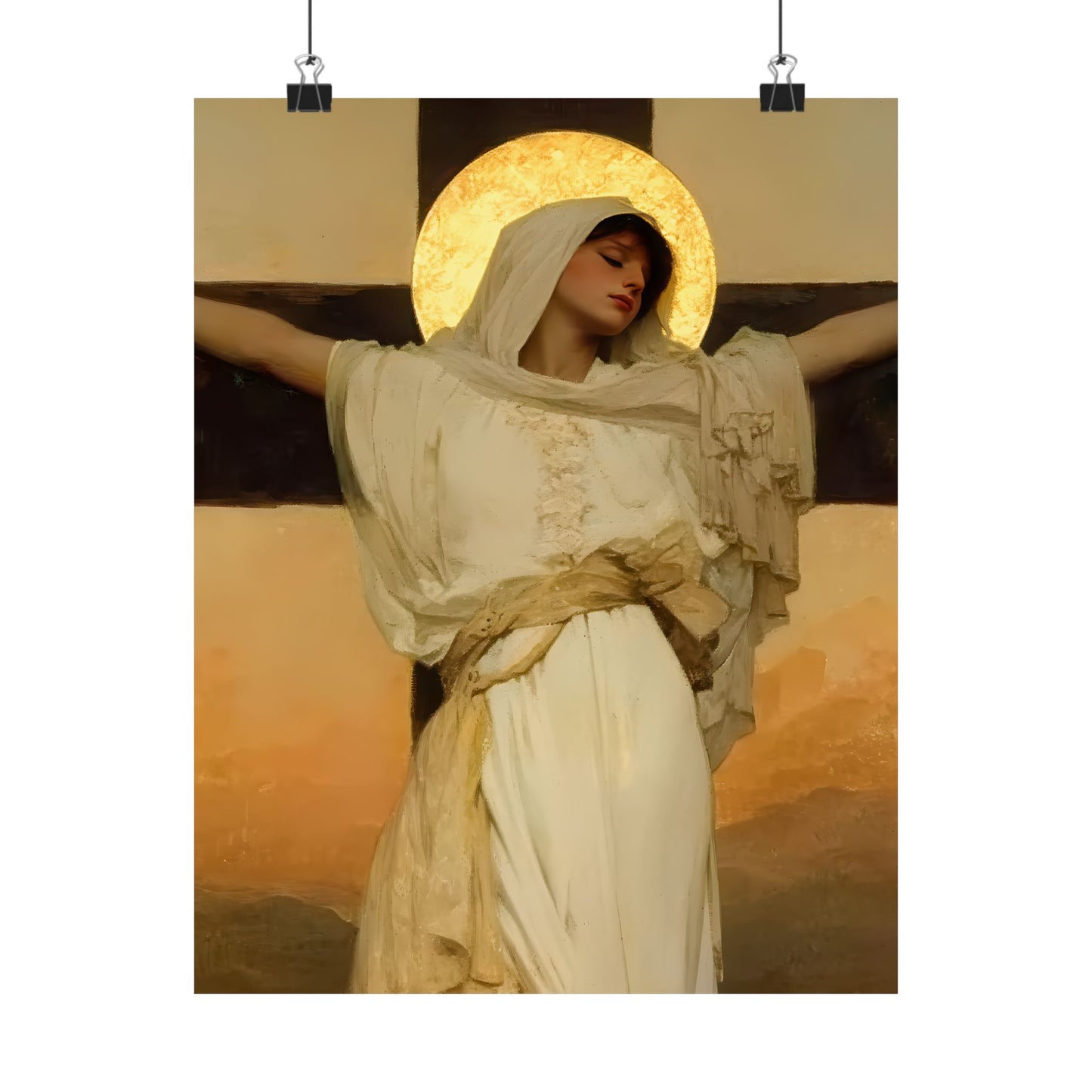 Saint Julia of Carthage Poster Print - Sanctified Souls Print - Multiple Sizes - Premium Posters - Catholic Art for your home