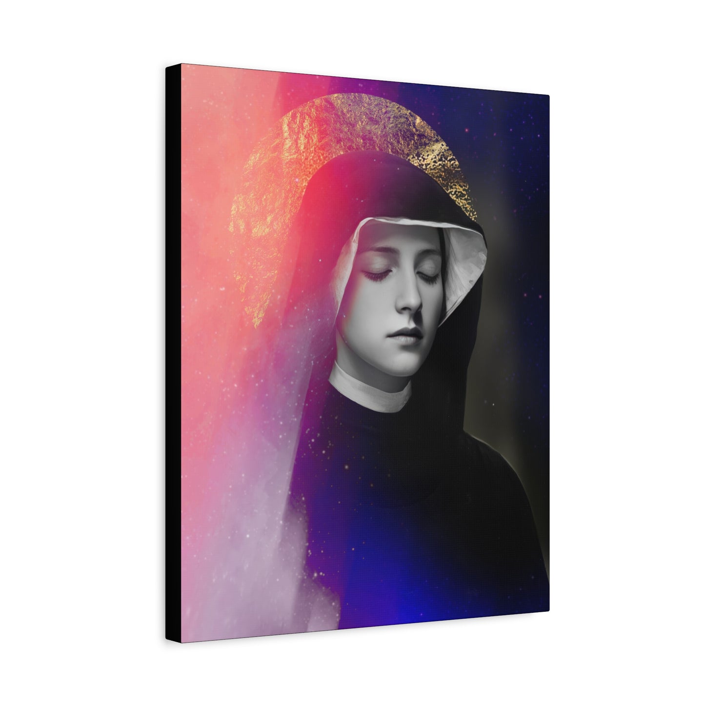 Saint Faustina Kowalska - Museum Wrapped Canvas - Sanctified Souls Print - Religious Art for your Home