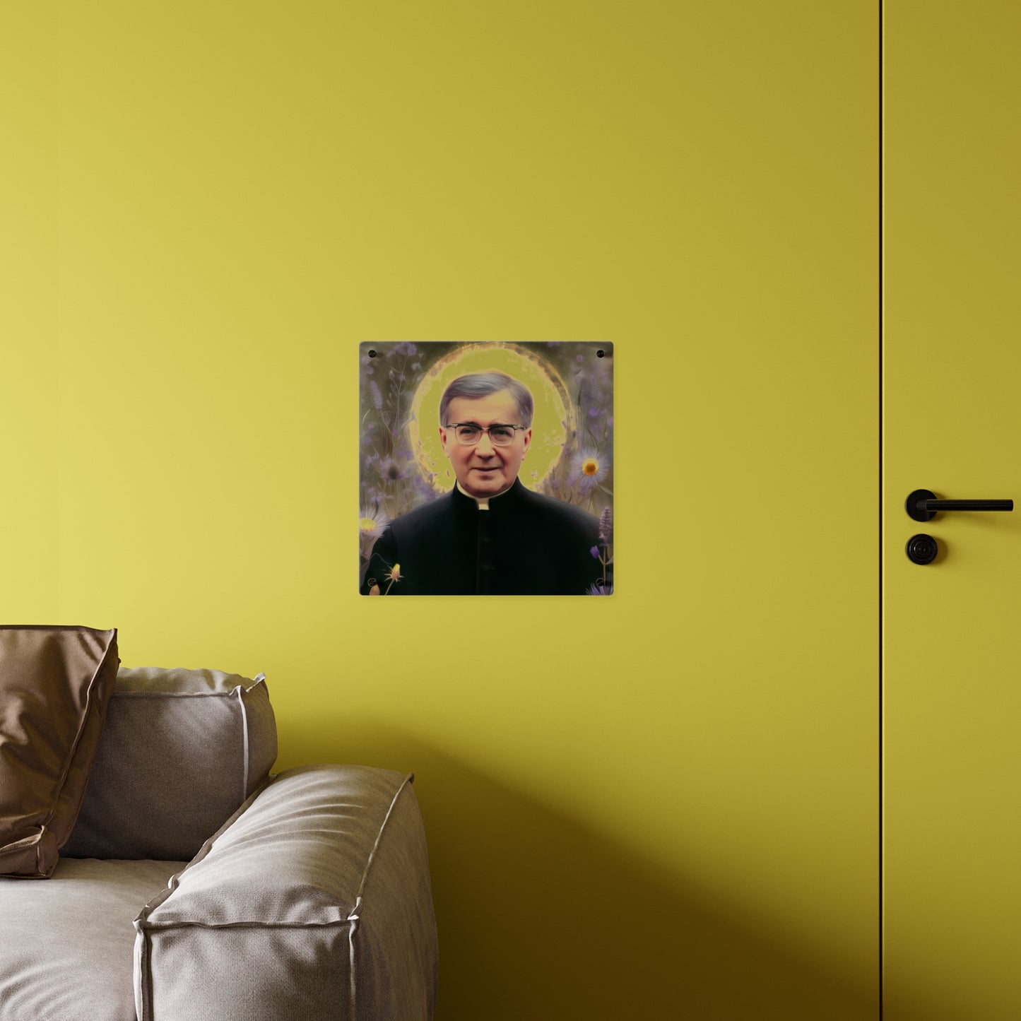 Saint Josemaría Escrivá de Balaguer Acrylic Wall Art Panel - Ready to Hang Acrylic Print - Catholic Saint Art