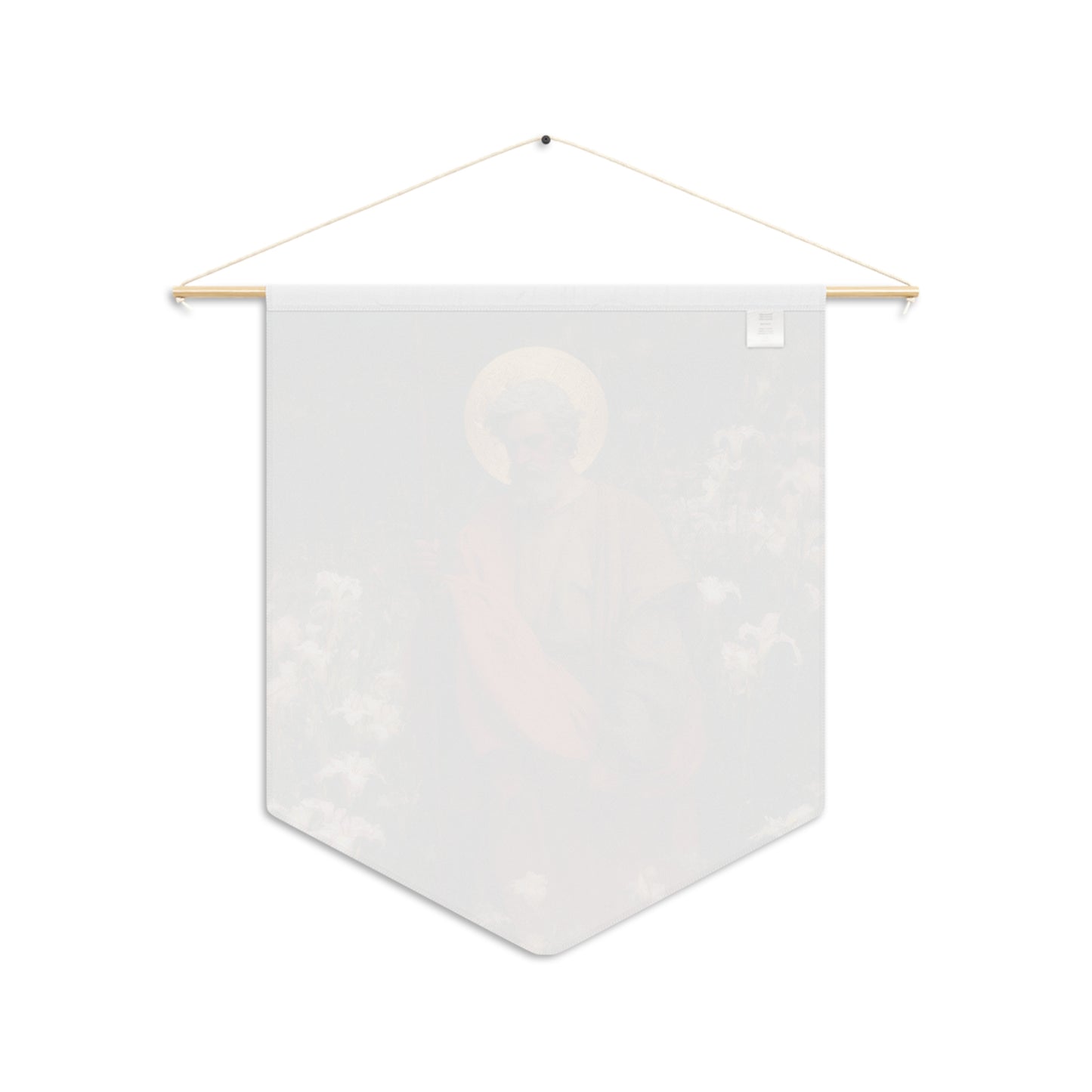 Saint James the Lesser Pennant / Banner / Wall Hanging - Prayer room art - 18" x 21" - Catholic - Large Banner