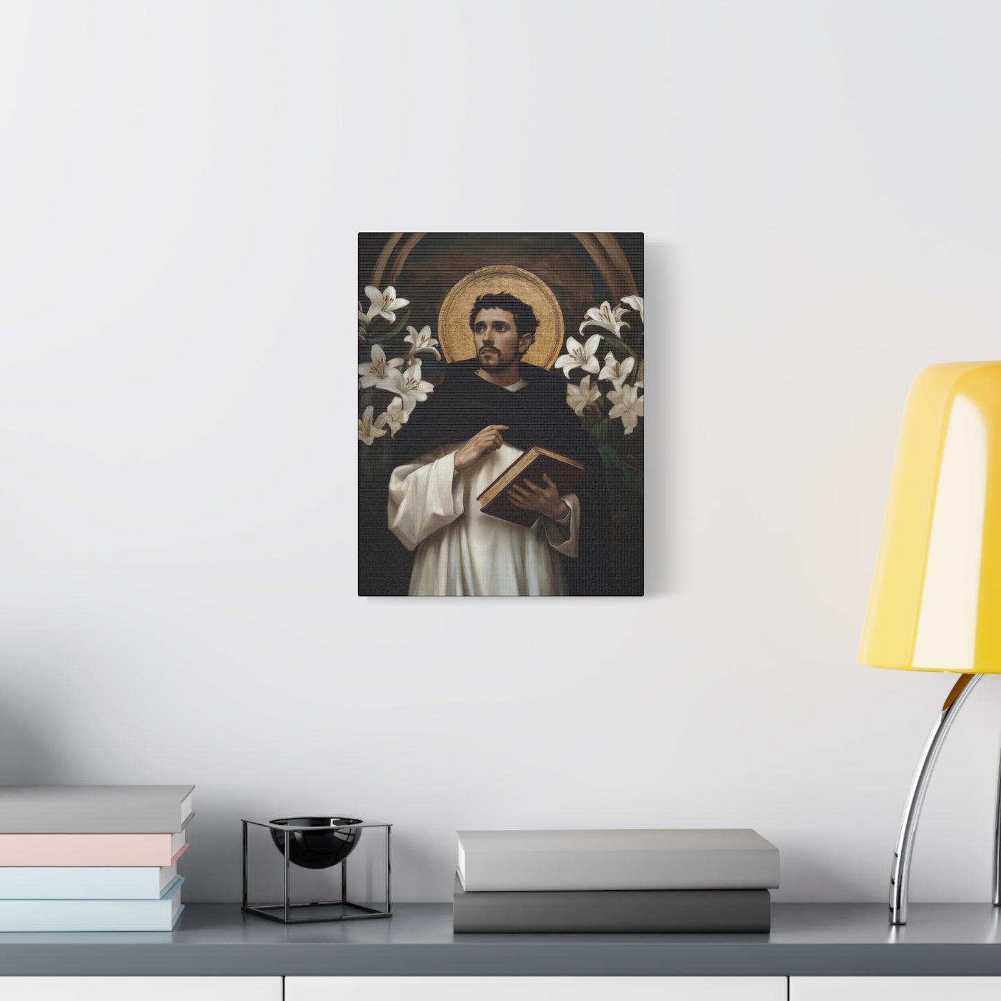 Saint Dominic - Museum Wrapped Canvas - Sanctified Souls Print - Religious Art for your Home - Catholic Patron Saint Art