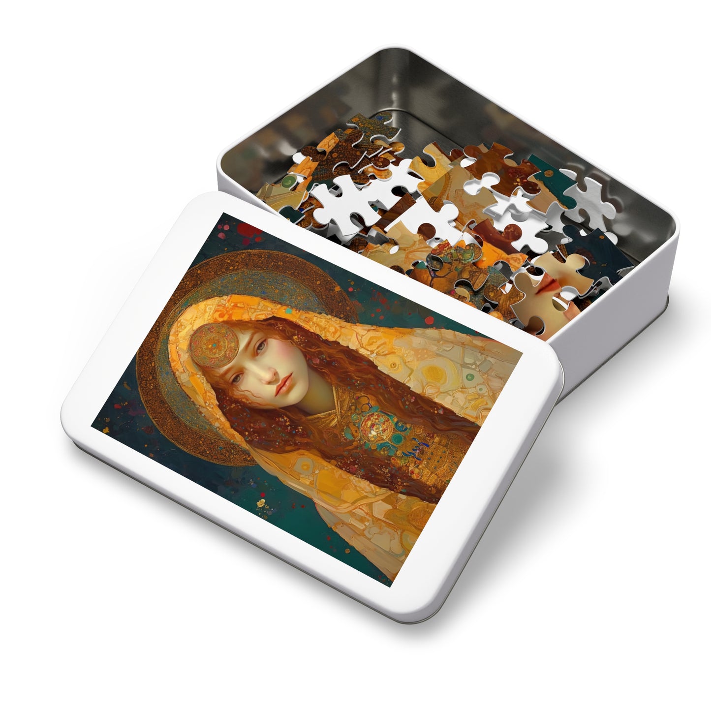 Saint Mary Magdalene - Puzzle and Keepsake Tin - Religious Jigsaw Puzzle (30, 110, 252, 500,1000-Piece) - Religious Catholic Puzzle
